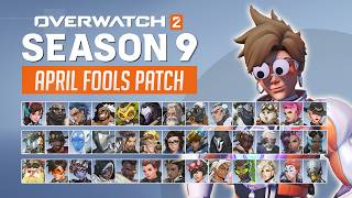 Overwatch 2  EVERY HERO CHANGE for April Fools Patch 2024 [upl. by Rocca]