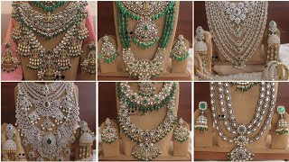 treditional bridal long necklace design trending jewellery set necklace design collection 2024 [upl. by Almund]