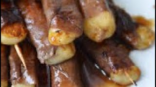 YAKITORI BOEUF FROMAGE halal لحم البقري بالجبن [upl. by Attelrahs]