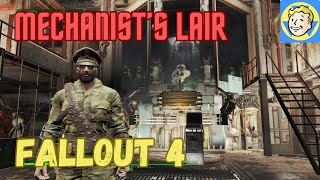 Fallout 4 Mechanists Lair Settlement No Mods 2024 Minutemen GCHQ [upl. by Anivahs]