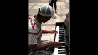 La Fouine Du Ferme Piano Cover By SedZik 78 à la Gare Paris Montparnasse [upl. by Kristian]