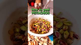 How to Peel Pistachio Skin  For Homemade Pistachio Cream [upl. by Krucik]