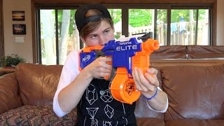 Nerf NStrike Elite HyperFire Unboxing and Review [upl. by Arber]