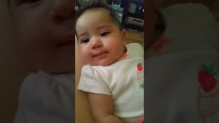 Wait for it my 2 month old a sneeze fart lol [upl. by Verne]