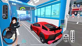 New Lemborgini Car Wash In Petro Pump \ 3D Driving Class  IOS Android Gameplay [upl. by Nilesoy]