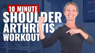 10 Minute Shoulder Arthritis Exercises Real Time Follow Along Routine [upl. by Rubenstein]