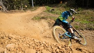 biggest Downhill Jumps in Switzerland  Sandro Schmid [upl. by Yenhpad]