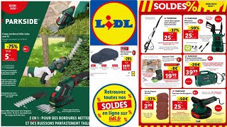 LIDL BRICOLAGE PARKSIDE  SOLDE ARRIVAGE LIDL DE LA SEMAINE  10 JANVIER 2024 [upl. by Evante]