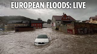 LIVE Flooding causes devastation in Poland as rivers burst banks [upl. by Henigman]