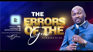 THE ERRORS OF THE GREAT Part 3🔥By Apostle Johnson Suleman  Sunday Service  31st Dec 2023 [upl. by Niwrud]