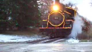 Huckleberry Railroad 464 Crossing one [upl. by Inimak]