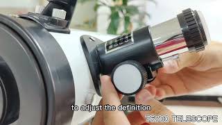 How to use a telescope 76700 Instruction [upl. by Aurora]