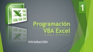 VBA Excel Introducción Vídeo 1mp4 [upl. by Relyhs735]