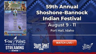 2024 ShoshoneBannock Indian Festival Pow Wow  Saturday [upl. by Ezeerb]