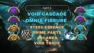 Ash Prime Omnia Fissure Void Cascade Level Cap 9999 Part 5 [upl. by Ilyak]