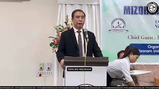 Mizoram Economic Summit 2024a CM Lalduhoma thusawi [upl. by Anerev]