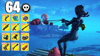 Solo vs Squads quotZero Buildquot Gameplay 64 Elimination Win Fortnite Chapter 2 Remix [upl. by Tempest]