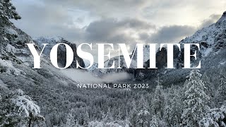 2023 SNOW in Yosemite National Park  Snow  Epic  Most beautiful place on earth [upl. by Idoc615]