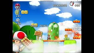 New Super Mario Forever World 113 Gameplay [upl. by Raclima]