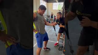 Paulo Costas Unique Weight Training Routine [upl. by Auhsoj]