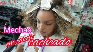 Mechas em cabelo cacheado [upl. by Aitnyc707]