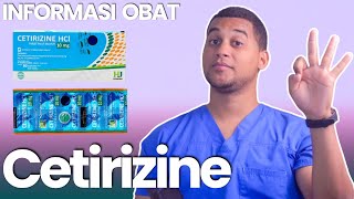 CETIRIZINE OBAT APA  DOSIS DAN CARA MINUM AMLODIPINE  INFORMASI OBAT Cetirizine [upl. by Reilly]