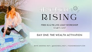 Abundance Rising 2024 Day 1 Healing Money Wounds and Activating Wealth from WITHIN ✨ [upl. by Kenley]