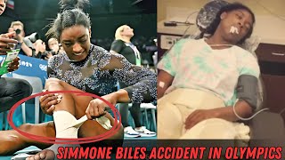 Simone Biles Hurts Her Leg In Olympic Gymnastics Qualifying Her Husband Shares Painful Update [upl. by Stoat448]