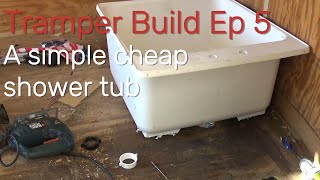 Tramper Build Ep 5 An easy way to but a shower in a camper [upl. by Bej759]