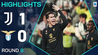 JUVENTUSLAZIO 10  HIGHLIGHTS  Late goal hands Juve big win  Serie A 202425 [upl. by Jourdain]