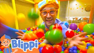 Blippi Visits an Indoor Playground Kinderland  Blippi Full Episodes  Educational Videos for Kids [upl. by Torbert]