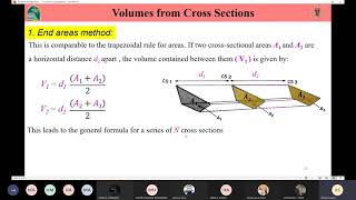 Principles of Surveying Lecture 13 EARTHWORK COMPUTATIONS The Determination of Volumes [upl. by Anifur]