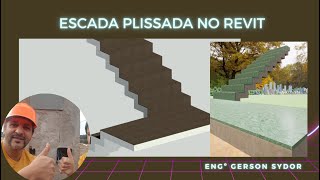 Escada Plissada No Revit [upl. by Rose617]