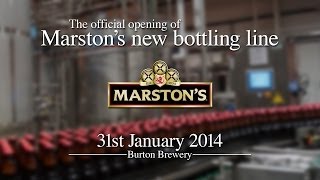 Marstons New Bottling Line Opening Highlights [upl. by Leonanie455]