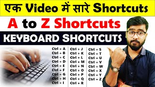 Keyboard a to z shortcut keys  keyboard shortcuts a to z  Keyboard Shortcuts [upl. by Jobye955]