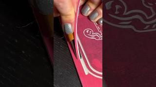 Elvira’s Dagger art process satisfying satisfyingvideo printmaking printmaker [upl. by Eittah]