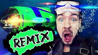 The Deep Down Dark Deep  Jacksepticeye REMIX [upl. by Smailliw]