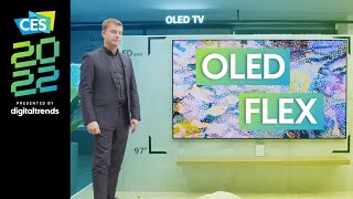 LG 2022 OLED TVs Hands On  Brighter Bigger and Smaller [upl. by Anilag]