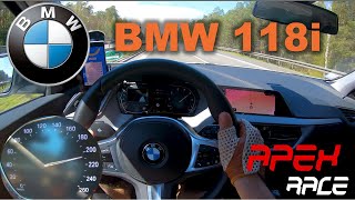 🚗 2020 BMW 118i F40  Top Speed  POV  0100  Test Drive  4K [upl. by Anav]