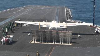 USS Nimitz Catapult Takeoff Grumman C2A [upl. by Cozza]