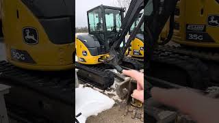 Size Class Comparison of John Deere Mini Excavators35G vs 50G [upl. by Stasny]