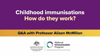 Childhood immunisations – how do they work [upl. by Lednem287]