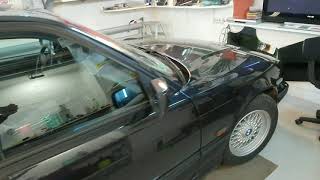 BMW E34 90 dark tints classic cars e34 black [upl. by Cathie452]