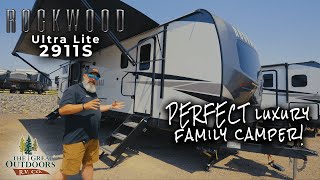 The ULTIMATE Luxury Bunk Room Travel Trailer  2024 Rockwood Ultra Lite 2911BS [upl. by Yasui]