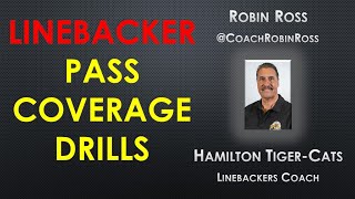 Pass Coverage Drills for linebackers [upl. by Fidele761]