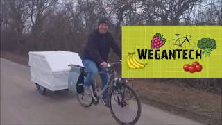 Fahrradwohnwagen unter 150€ bike caravan selber bauen [upl. by Shurlocke]