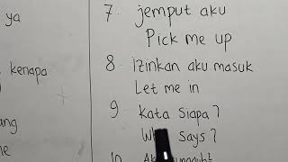 Kosakata sehari hari untuk pemula belajar bahasa Inggris [upl. by Nilved]