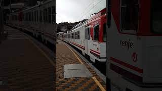 Tren de Cotos estacionado en la estación de Cercedilla train commuterline [upl. by Drusie]