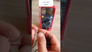 How to test diode using multimeter diode viralshorts trending [upl. by Greenwell]