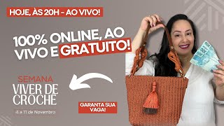 Aprenda a Bolsa Vivace e Transforme Seu Crochê em Renda Extra  Inscrição Gratuita [upl. by Cyd405]